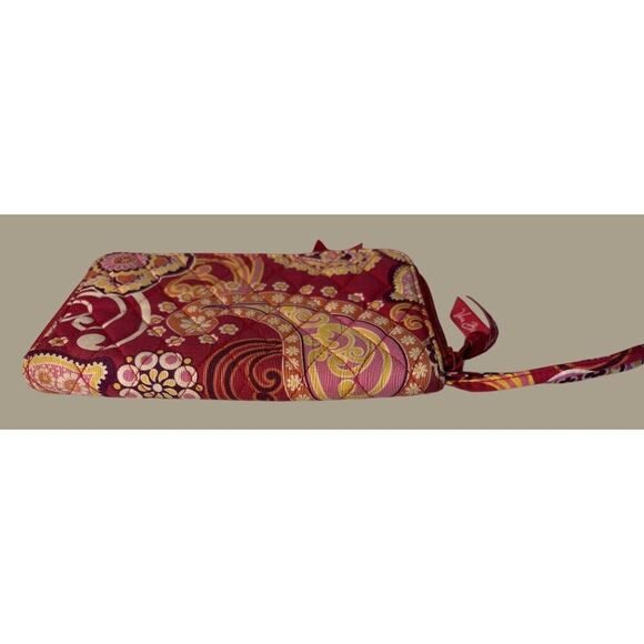 Vera Bradley Raspberry Fizz Quilted Wallet with Full-zip and 12 Pockets - Picture 10 of 10